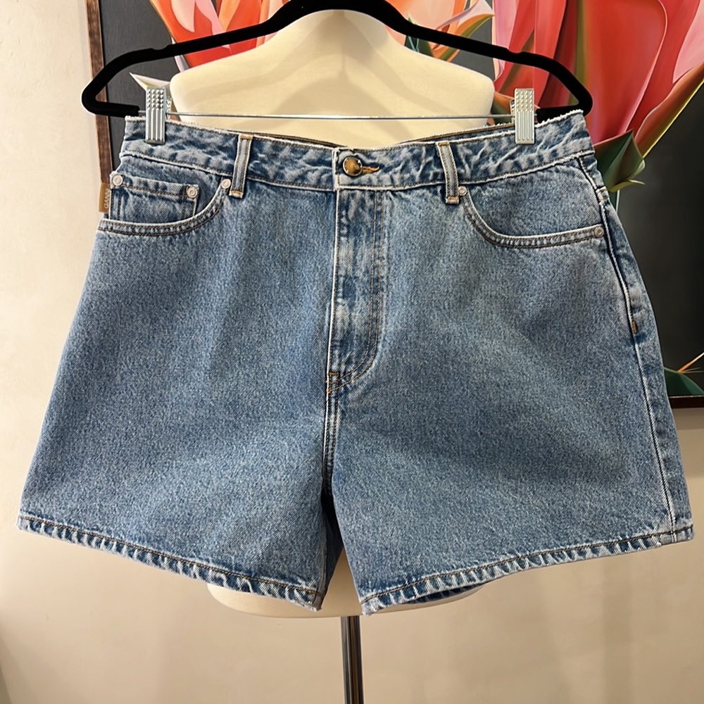 Ganni Denim Organic Shorts- Climate Compensated Clothing